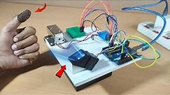 How to Make Fingerprint Door lock system | Best Arduino Project