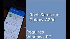 How to root Samsung Galaxy A20e | look at description