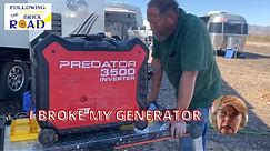 Predator 3500 Inverter Generator Repair