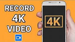 How to Screen Record 4K Video on Android (4K Screen Recording on Android)