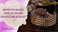 How to Make the Autumn Dance Bar Bead Bracelet - Jewelry Making Tutorial
