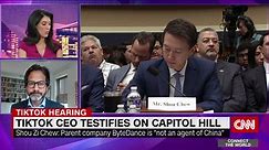 TikTok CEO Shou Zi Chew testifies on Capitol Hill