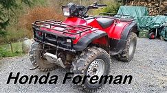 The new project! Honda foreman 450 atv first look cold start