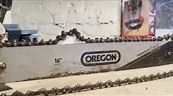 DONE IN 60 SECONDS: New chain on a Qualcast 16” / 40cm chainsaw
