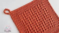 🇺🇸 How To Crochet Potholder / Washcloth BEGINNER