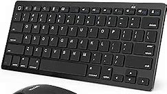 OMOTON Bluetooth Keyboard and Mouse Combo, Wireless Keyboard Mouse for iPad Pro 12.9/11, iPad 9th/8th/7th Gen, iPad Air 4, All iPad (iPadOS 13 and Above), and Other Bluetooth Enabled Devices (Black)