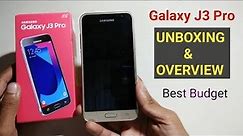 Samsung Galaxy J3 Pro Unboxing & Overview , Best Budget Smartphone
