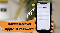 Forgot Apple id Password? How to recover Apple id password ?