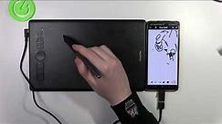 How To Set Up Huion Graphics Tablet On Android Phone & Tablet