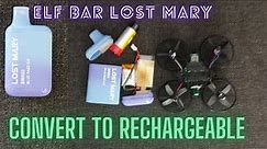 How To Recharge a Lost Mary and Refill disposable| Lost Mary convert to rechargeable18+