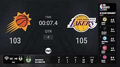 Phoenix Suns @ Los Angeles Lakers Live Scoreboard | In-Season Tournament Quarterfinals on TNT