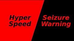 Hyper Speed Flashing Color Changing - Black Red Screen [10 Minutes SEIZURE WARNING]