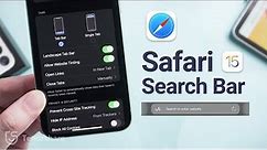 How to Move Safari Address/Search Bar to Top iOS 15 [Two Methods]