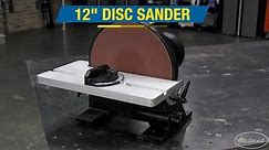 Must-Have Tool for Grinding Metal or Wood - 12" Disc Sander - Bench Sander from Eastwood