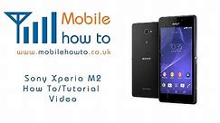 How To Insert & Remove A SIM Card - Sony Xperia M2