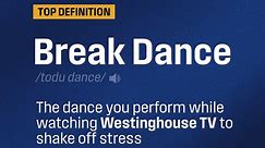 Westinghouse TV India on Instagram: "Turn up the volume and break it down with the electrifying beats of break dance on Westinghouse TV! #BreakDanceTine #EntertainmentCentral #WestinghouseTV #TV #WestinghouseEntertainment"
