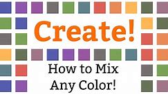 How to Mix Any Color! (Or Creating Color Charts)