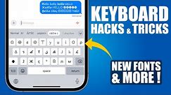 Master Your iPhone Keyboard: 10 Hacks !