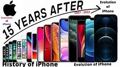 All about the evolution of iPhone 2007 - 2023 || In-Depth iPhone evolution || iPhone 14, iPhone ❤️