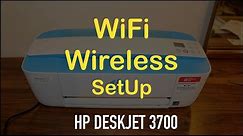 How To Do WiFi SetUp of HP Deskjet 3700 Series All-In-One Printer !!