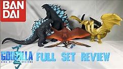 Bandai Movie Monster Series: Godzilla King Of The Monsters (FULL SET REVIEW!)