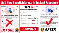 how to change email in locked Facebook account 2023|how to unlock Facebook account without identity