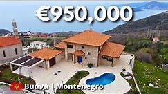 Touring a Villa with a Stunning Sea View in Montenegro