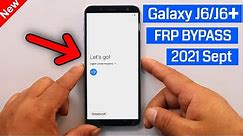 Samsung J6/J6+ Google Account Bypass/Remove FRP Without Pin Lock Sim Card September 2021