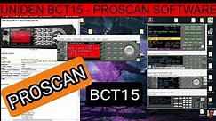 UNIDEN BCT15 SCANNER & PROSCAN SOFTWARE - VIEW SETTINGS