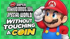 I tried BEATING the SPECIAL LEVELS in NEWER Super Mario Bros. Wii WITHOUT A COIN