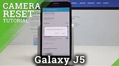 How to Format Camera Settings in Samsung Galaxy J5