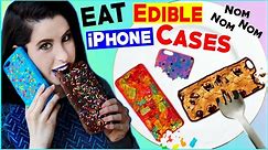 DIY Edible iPhone Cases! | EAT Your Phone Case! | How To Make The FIRST Eatable Phone Case!