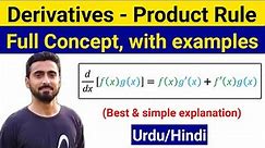 Product Rule | Product Rule For Derivatives | Derivative Rules | Differentiation Product Rule