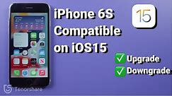 iPhone 6S on iOS 15 Compatible | Upgrade & Downgrade Full Guide