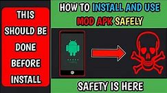 how to install and use mod apk safely