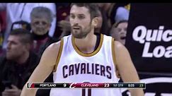 WATCH: Kevin Love scores 34 points in first quarter for Cavaliers, sets NBA record