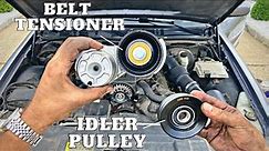 Belt Tensioner Pulley, Idler Pulley, Serpentine Belt | EASY HOW TO REPLACE | Mercury Ford Lincoln