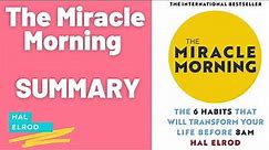 The Miracle Morning by Hal Elrod (FULL Animated Book Summary) {MUST WATCH}