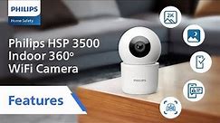 Secure your home with Philips 360-degree indoor camera | Home Safety | WiFi Camera | Philips HSP3500