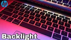 How To Enable Backlit Keyboard HP LAPTOP