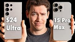 iPhone 15 Pro Max vs. S24 Ultra - Which Should You Buy?