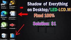 How to Fix Shadow of Everything in LCD/LED Monitor | 100% working
