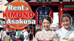 【Asakusa, Tokyo】Rent a Kimono ! Wear your favorite kimono and enjoy Japan!