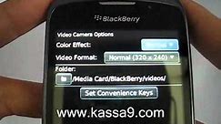 BlackBerry Curve 3G 9300 User Interface and Menu