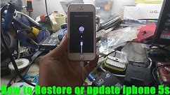 How to Restore or update iphone 5s ios 10.2.1 offline mode with itunes