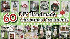 60 Handmade DIY Christmas Ornaments The Whole Family will Enjoy || To Make and Sell