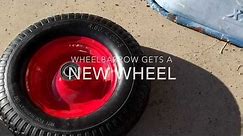 How to replace a wheel on a wheelbarrow