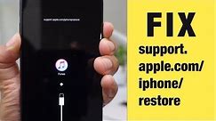 iPhone 8/7/6S/6/5s Stuck support.apple.com/iphone/restore. FREE to Exit