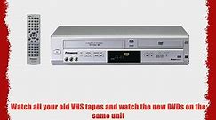 Remanufactured Panasonic PV-D4734S Double Feature Progressive Scan DVD/VCR Combo
