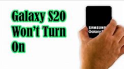 How To Fix A Galaxy S20 That Won't Turn On (Android 11, One UI 3.0)